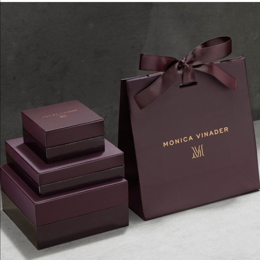 Monica Vinader Rose Gold Rose Quartz Siren Ring - Picture 6 of 6